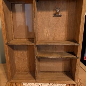 12*14 Vintage Trinket Shelf Drawer Wall Hanging